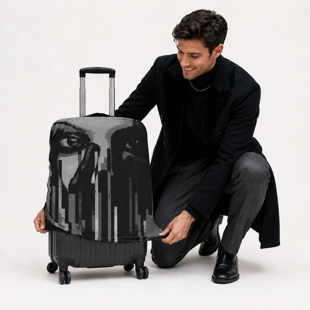 The Quiet Interrogation - Luggage Cover