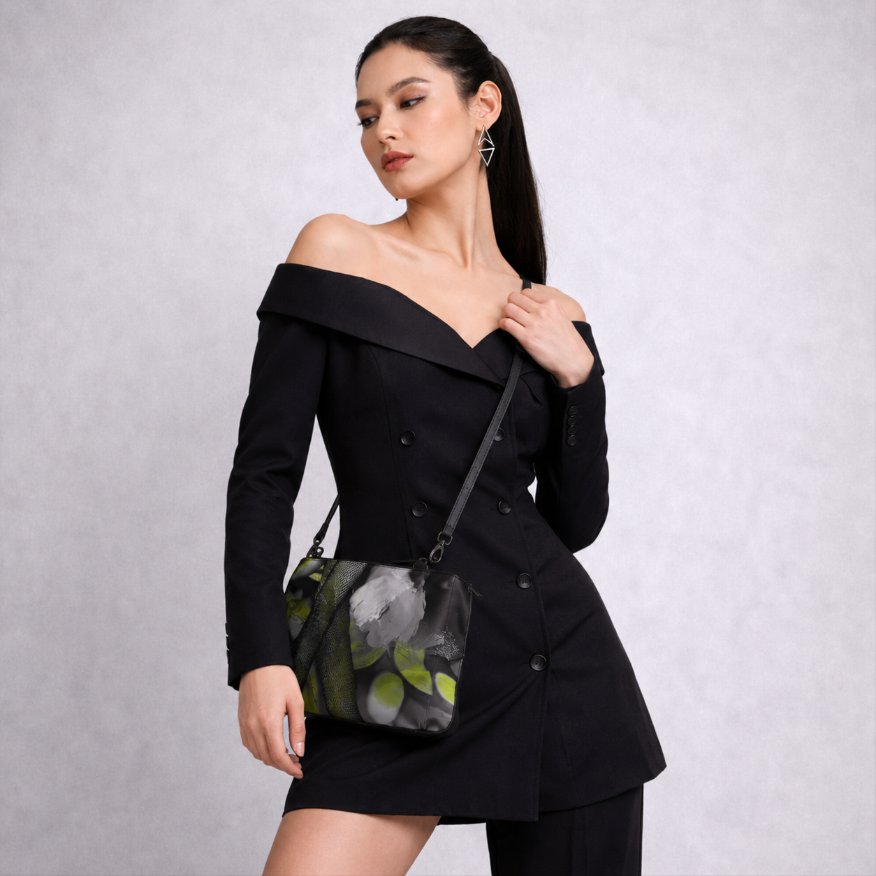 Toxic Devotion - Leather Crossbody Accessories Bag