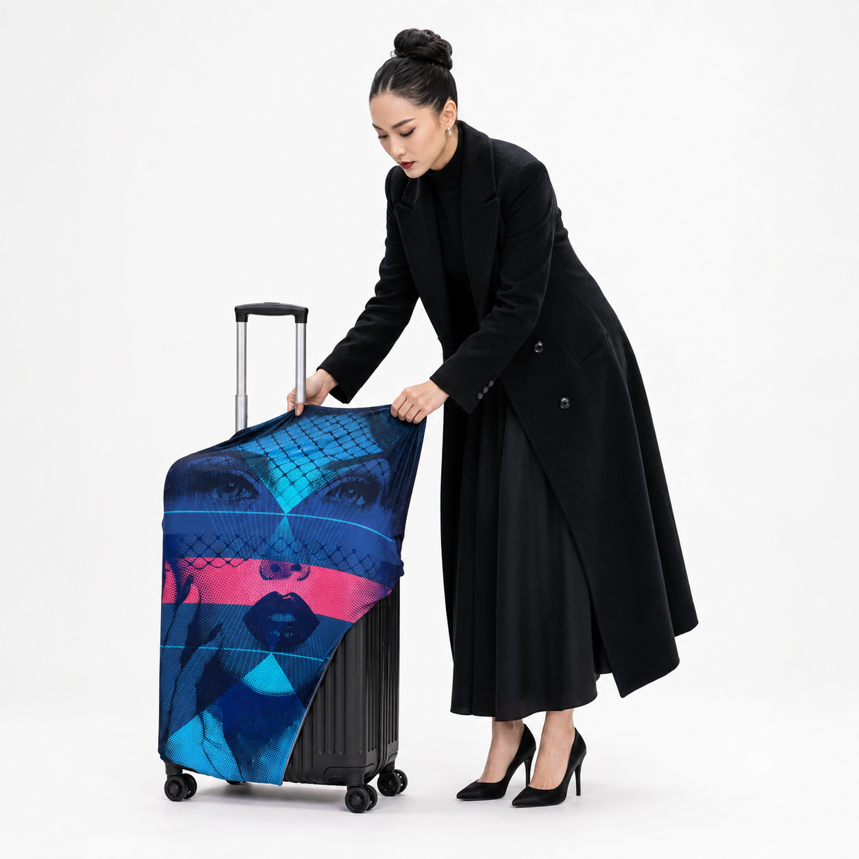 The Electric Muse - Luggage Cover