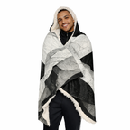 The Gentle Grid - Hooded Blanket