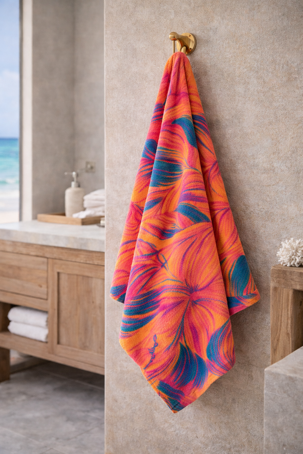 Mirror, Don’t Flinch - Bath Towel