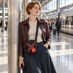 Salmon X Utility crossbody bag