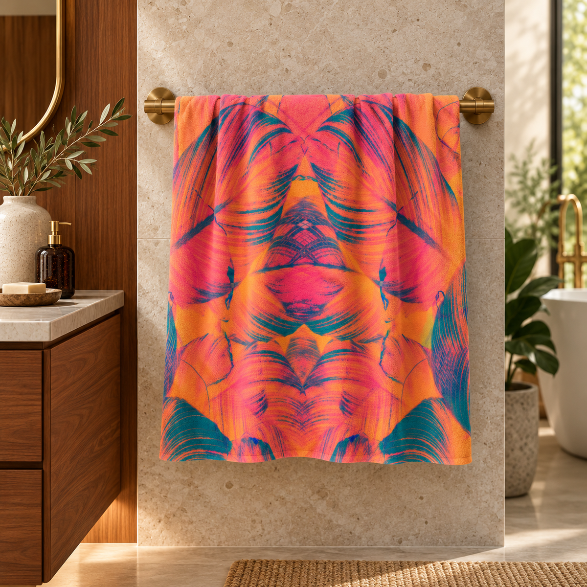 Mirror, Don’t Flinch - Bath Towel