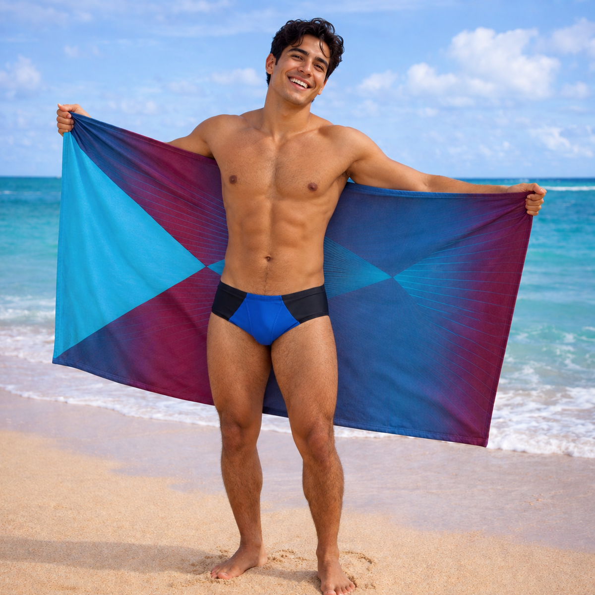 Electric Optimism - Beach Towel