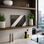 Chop Fast. Talk Less - Glass Cutting Board