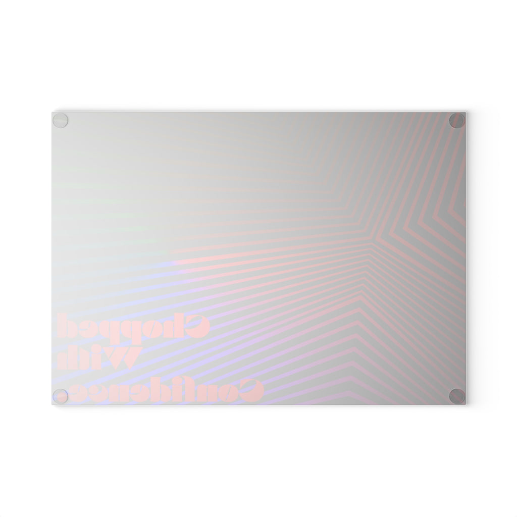Chopped With Confidence. – Glass Cutting Board