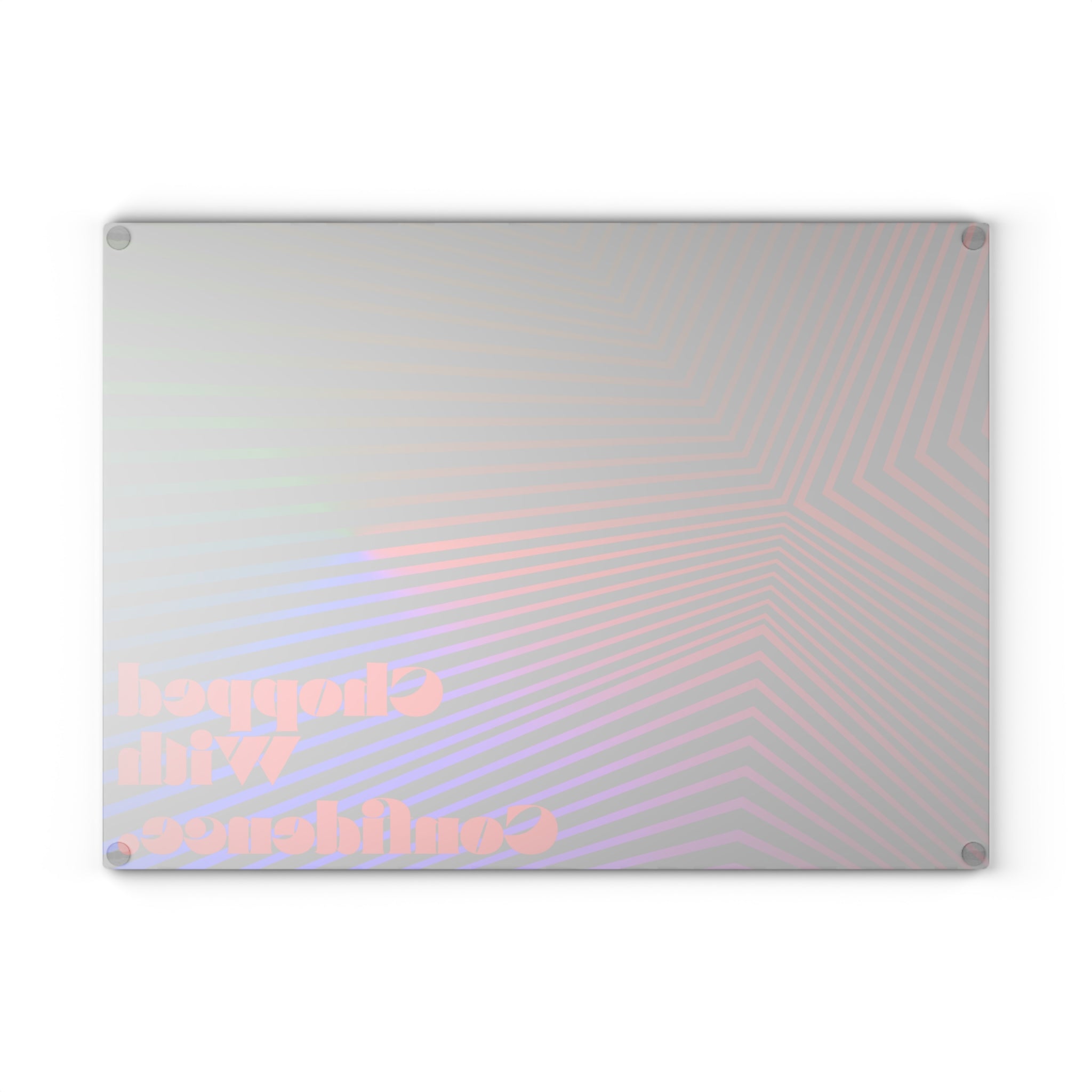 Chopped With Confidence. – Glass Cutting Board