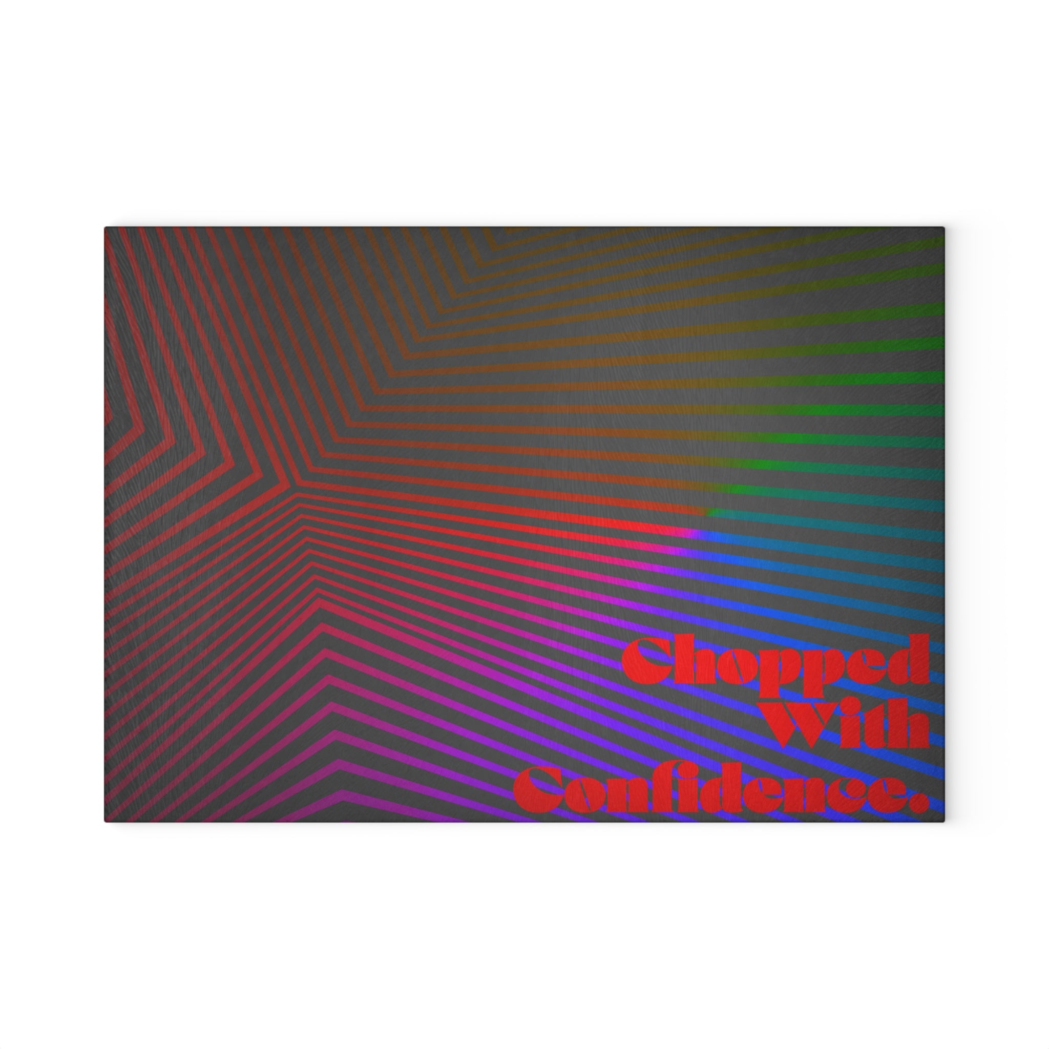Chopped With Confidence. – Glass Cutting Board