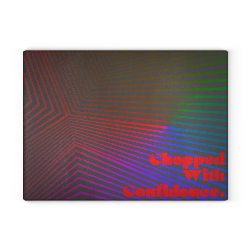Chopped With Confidence. – Glass Cutting Board