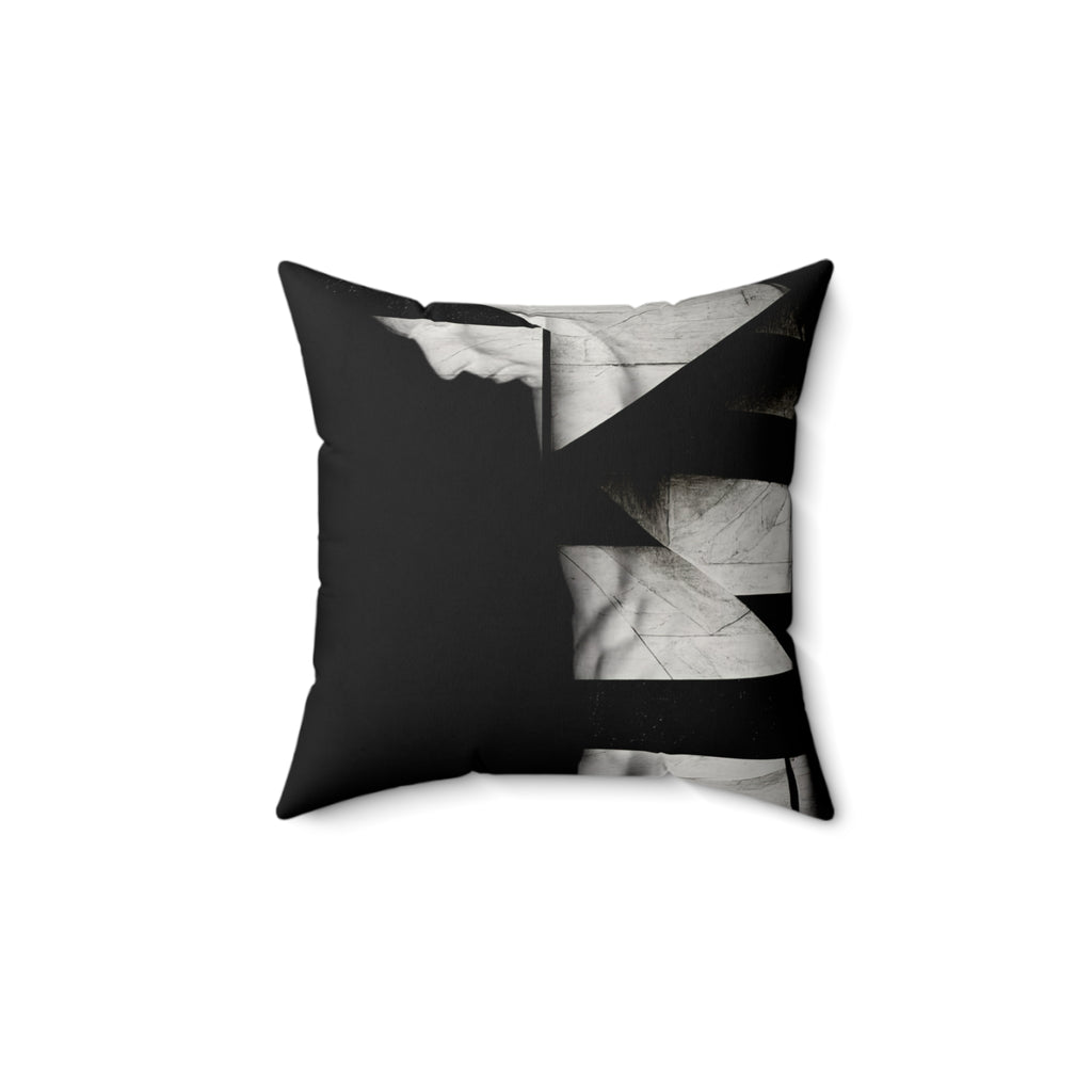 Clean Break - Faux Suede Throw Pillow