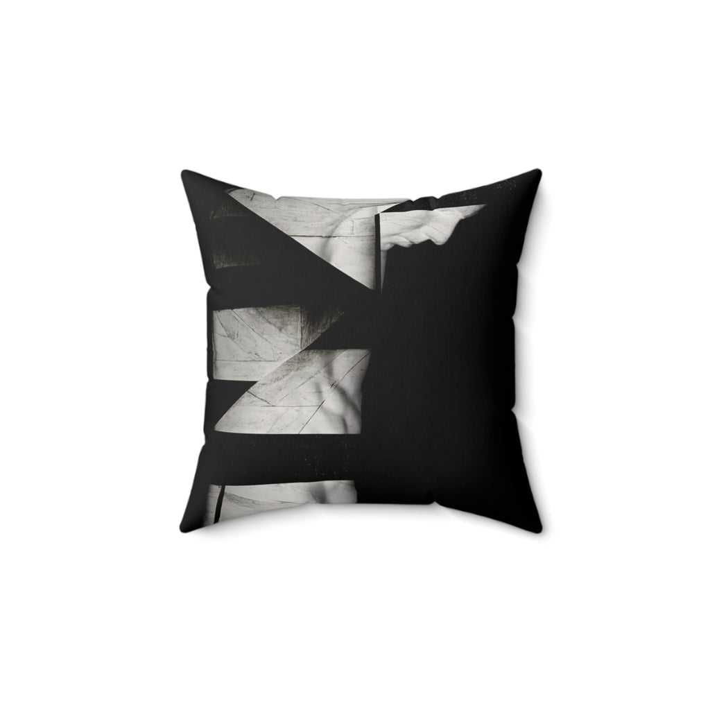 Clean Break - Faux Suede Throw Pillow