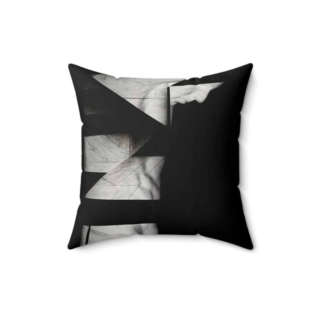 Clean Break - Faux Suede Throw Pillow