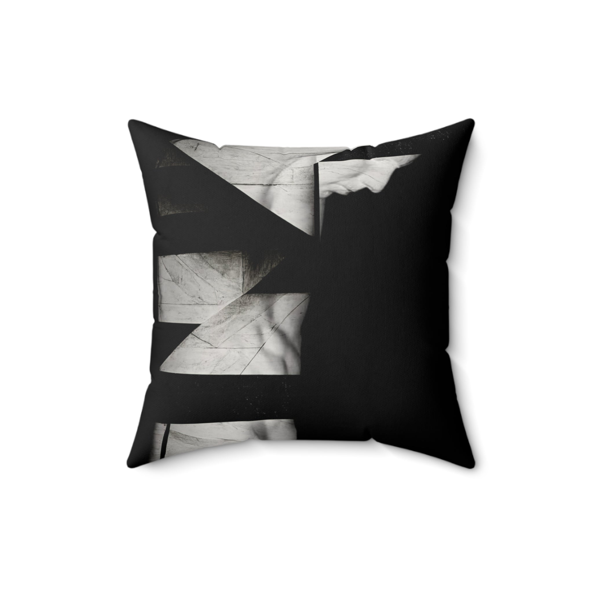 Clean Break - Faux Suede Throw Pillow