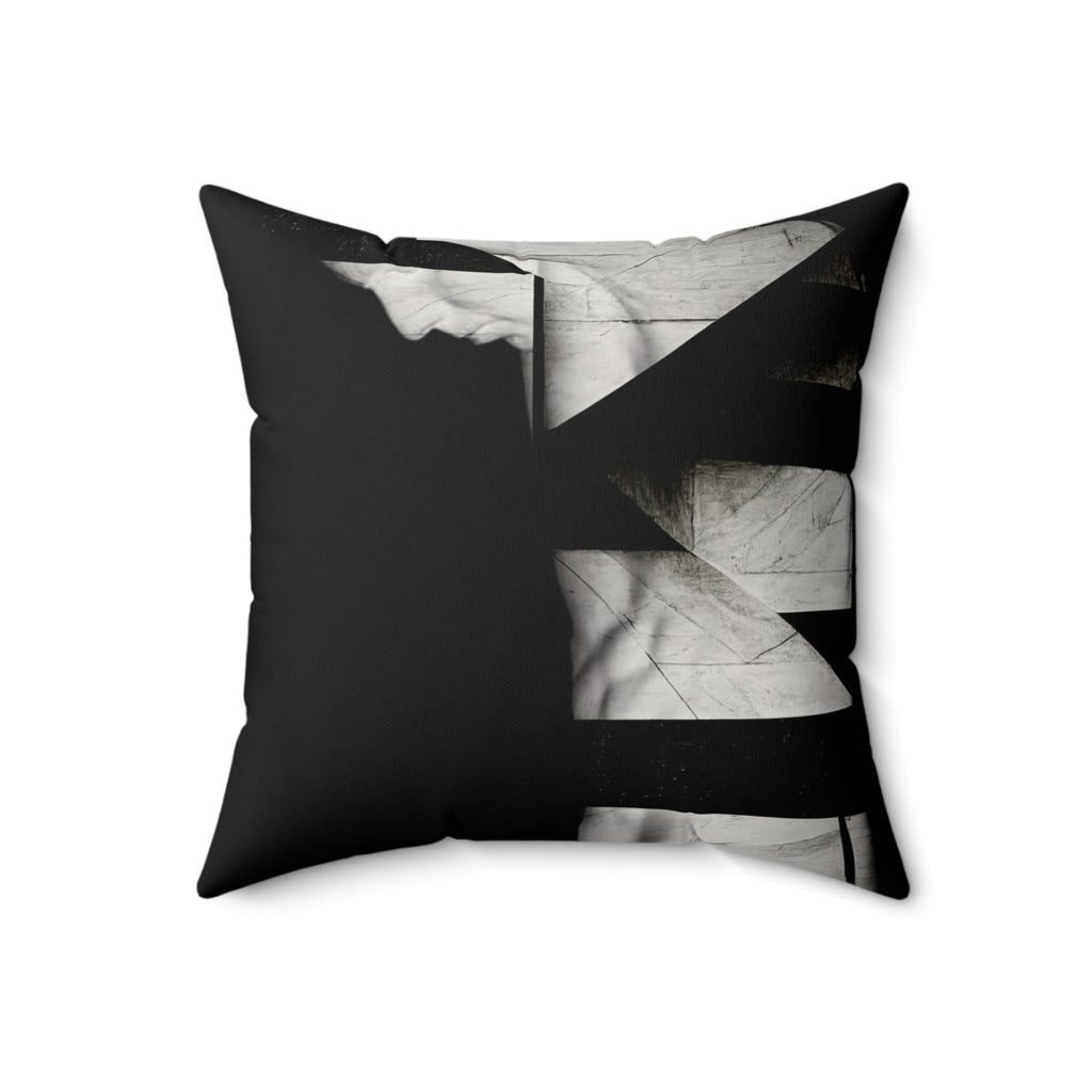 Clean Break - Faux Suede Throw Pillow