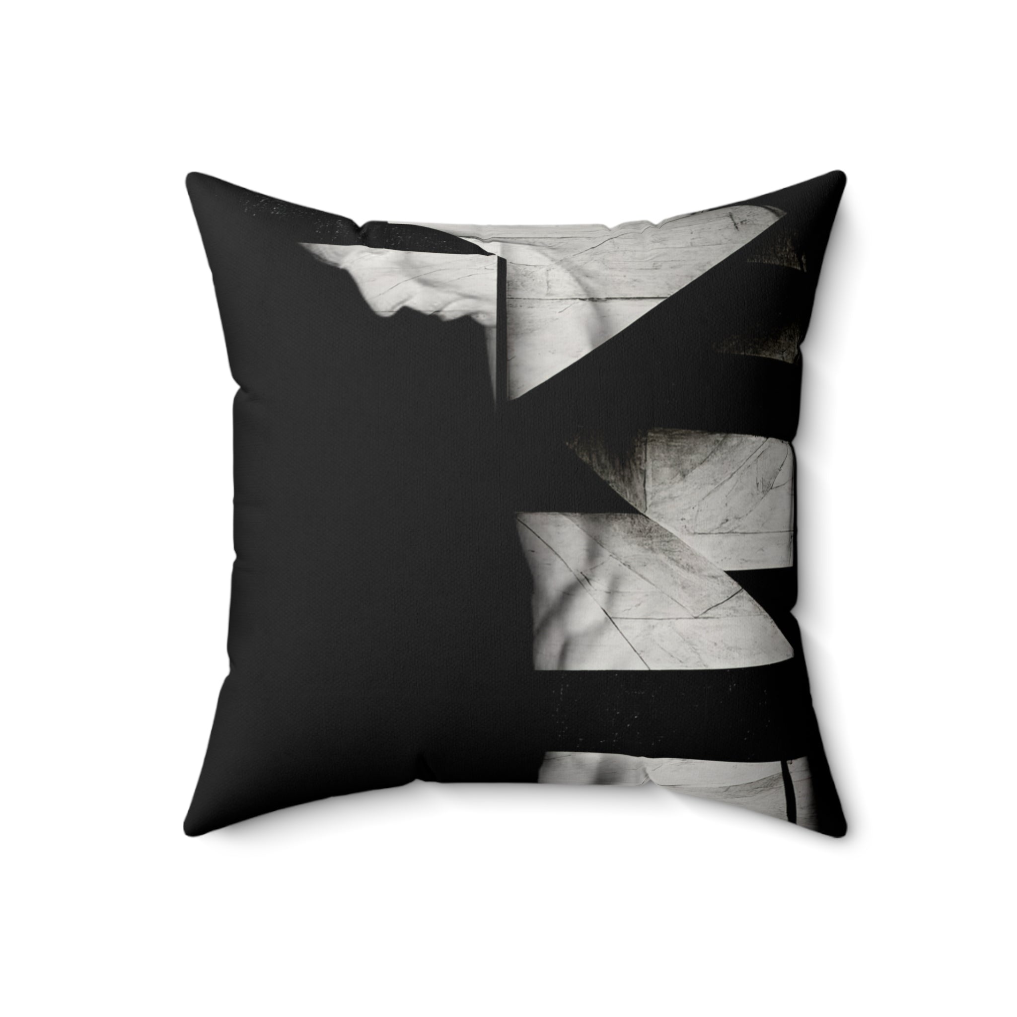 Clean Break - Faux Suede Throw Pillow