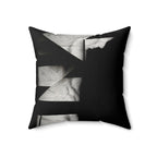 Clean Break - Faux Suede Throw Pillow