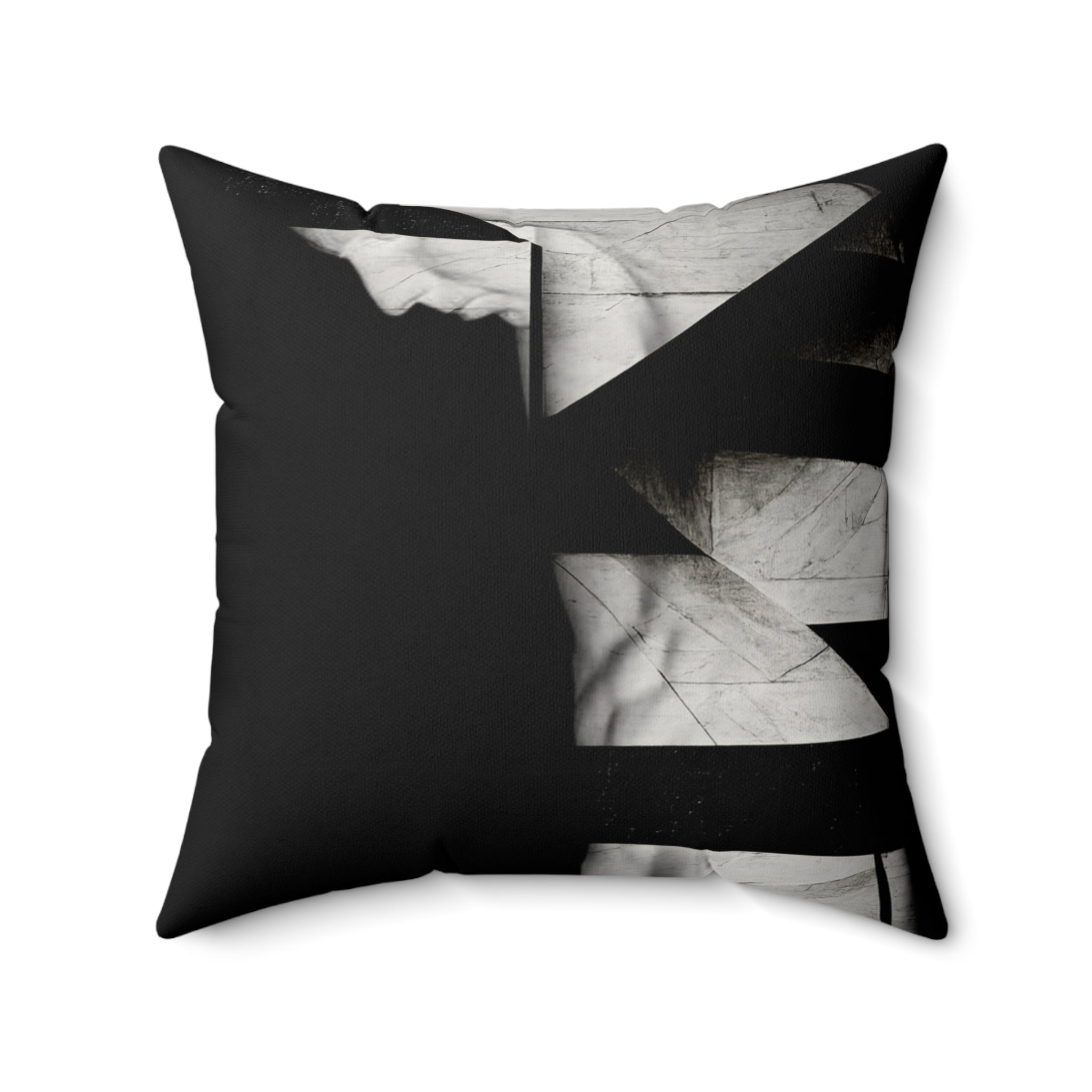 Clean Break - Faux Suede Throw Pillow
