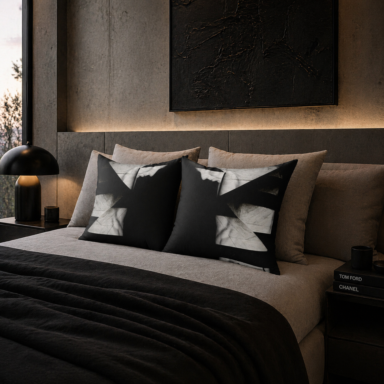 Clean Break - Faux Suede Throw Pillow