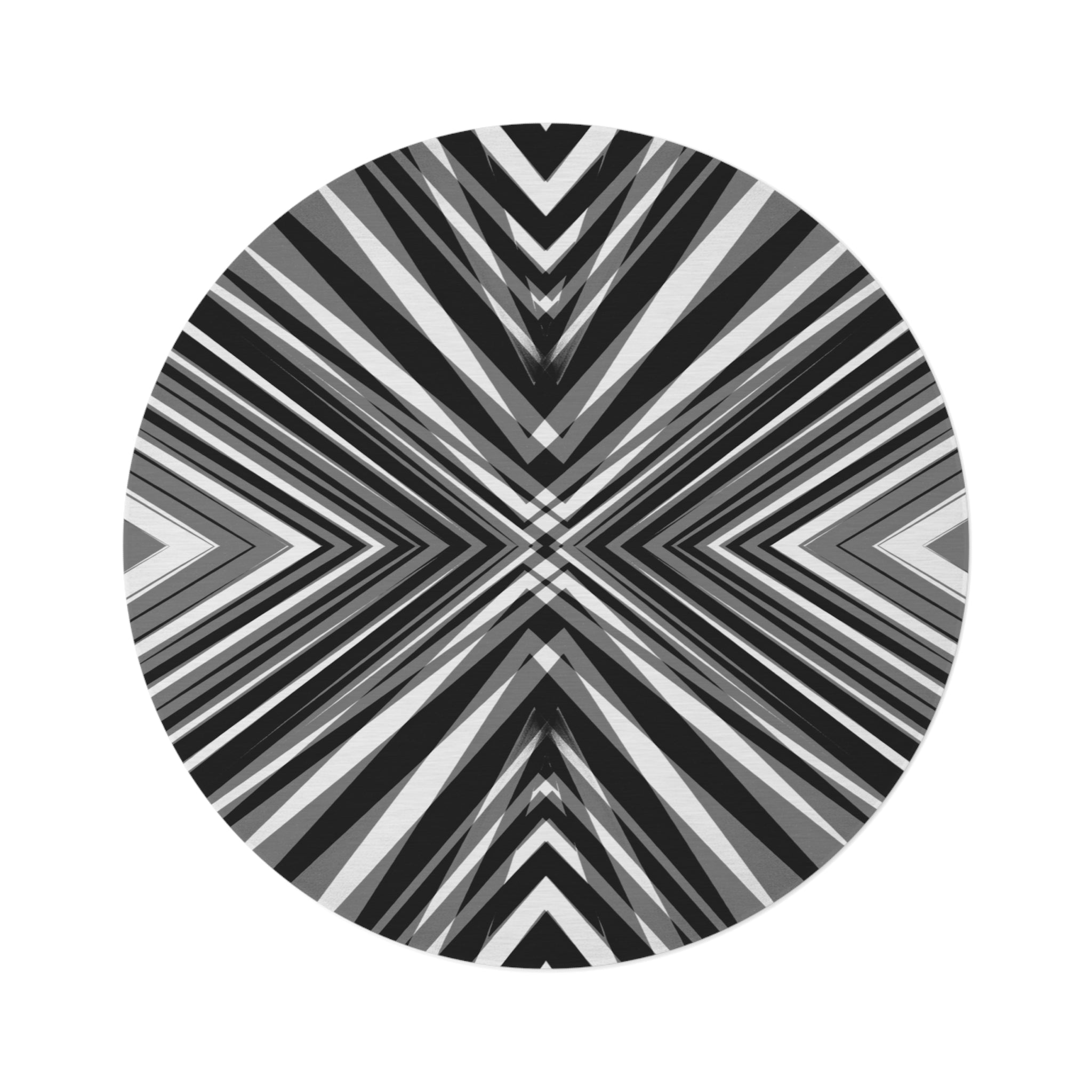 Cross Examination - Round Area Rug