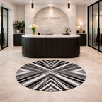 Cross Examination - Round Area Rug