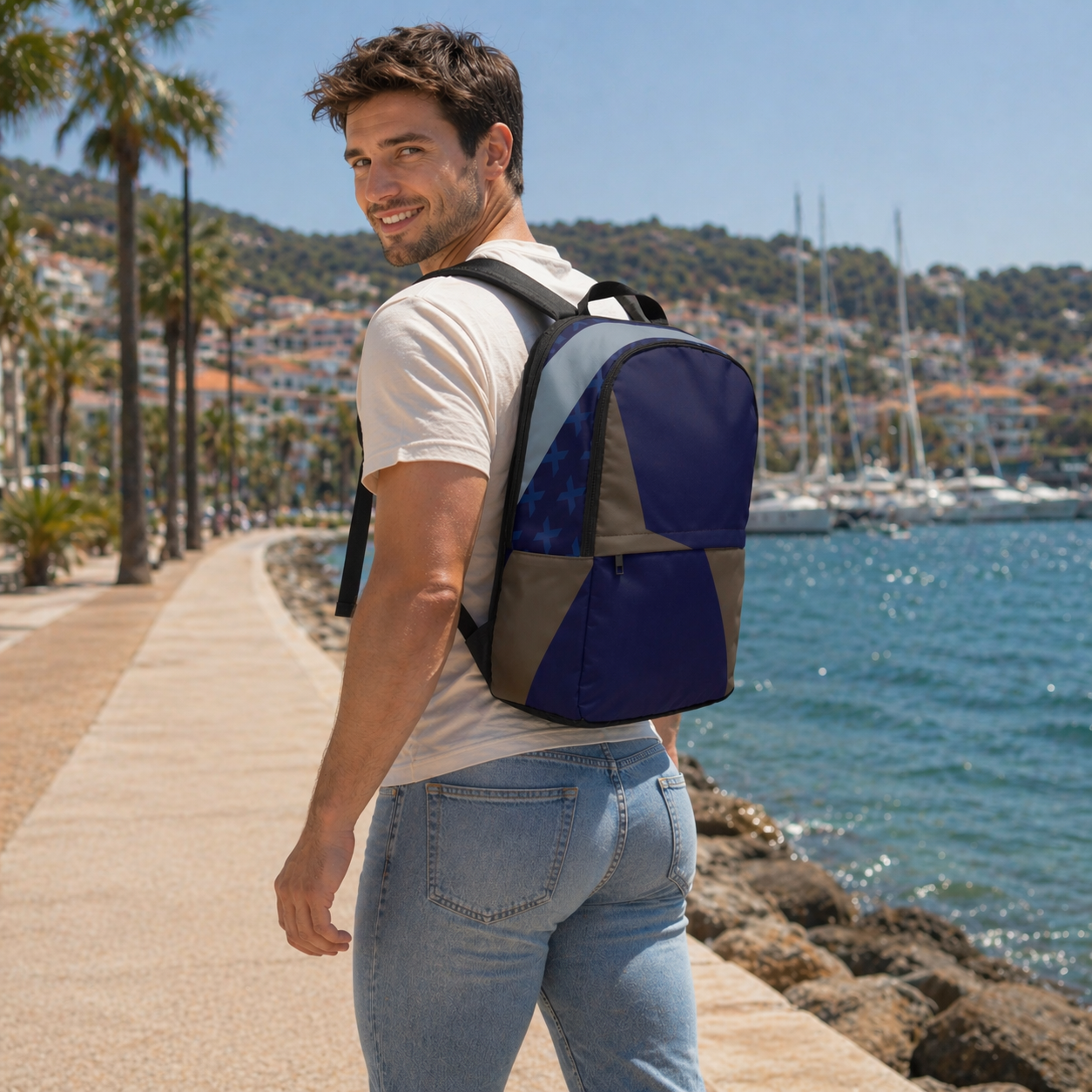 Crossed Lines, Clear Mind - Backpack