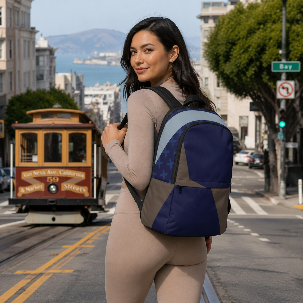 Crossed Lines, Clear Mind - Backpack