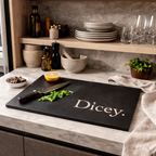 Dicey. - Glass Cutting Board