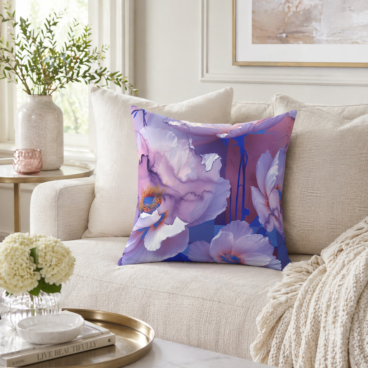 Dream Anatomy - Faux Suede Throw Pillow