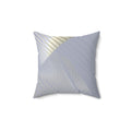 Drop the Pattern - Faux Suede Throw Pillow