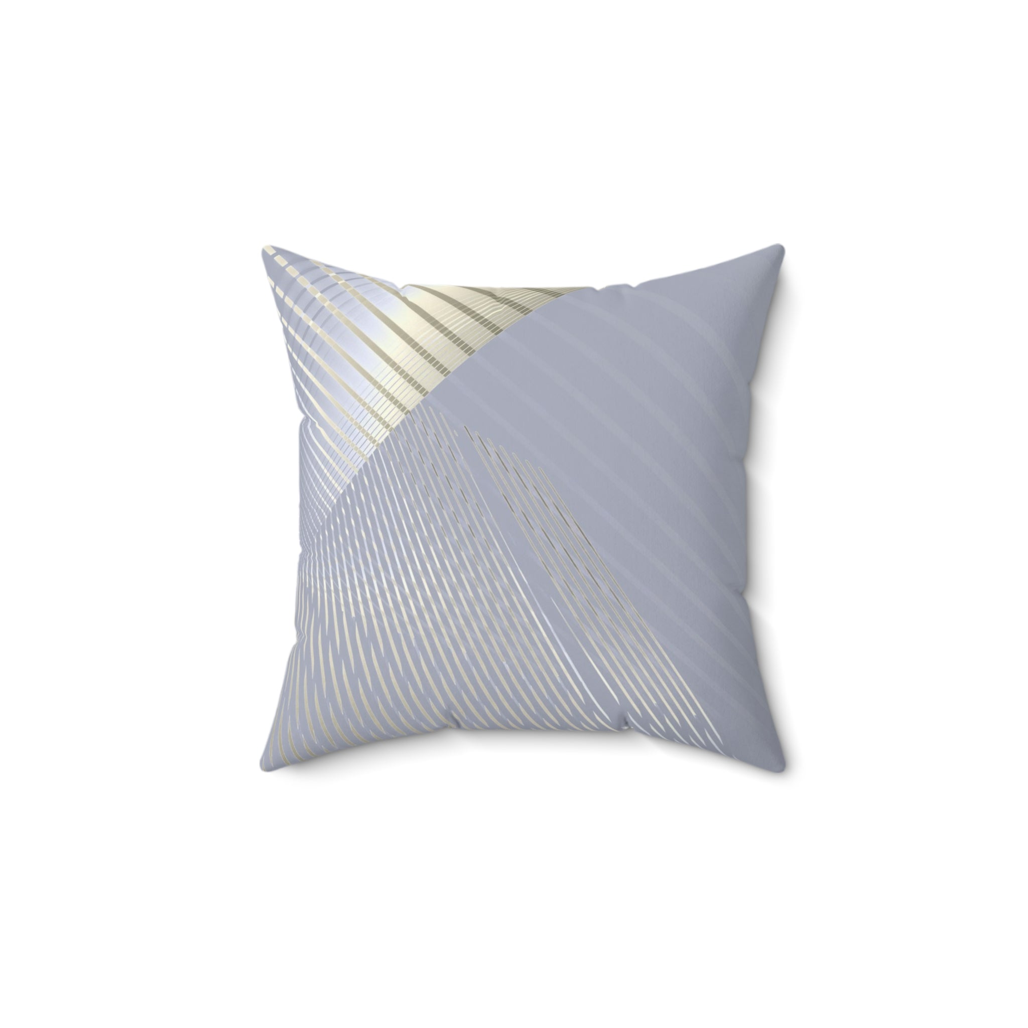 Drop the Pattern - Faux Suede Throw Pillow