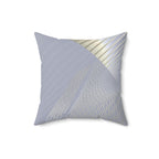Drop the Pattern - Faux Suede Throw Pillow