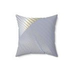 Drop the Pattern - Faux Suede Throw Pillow