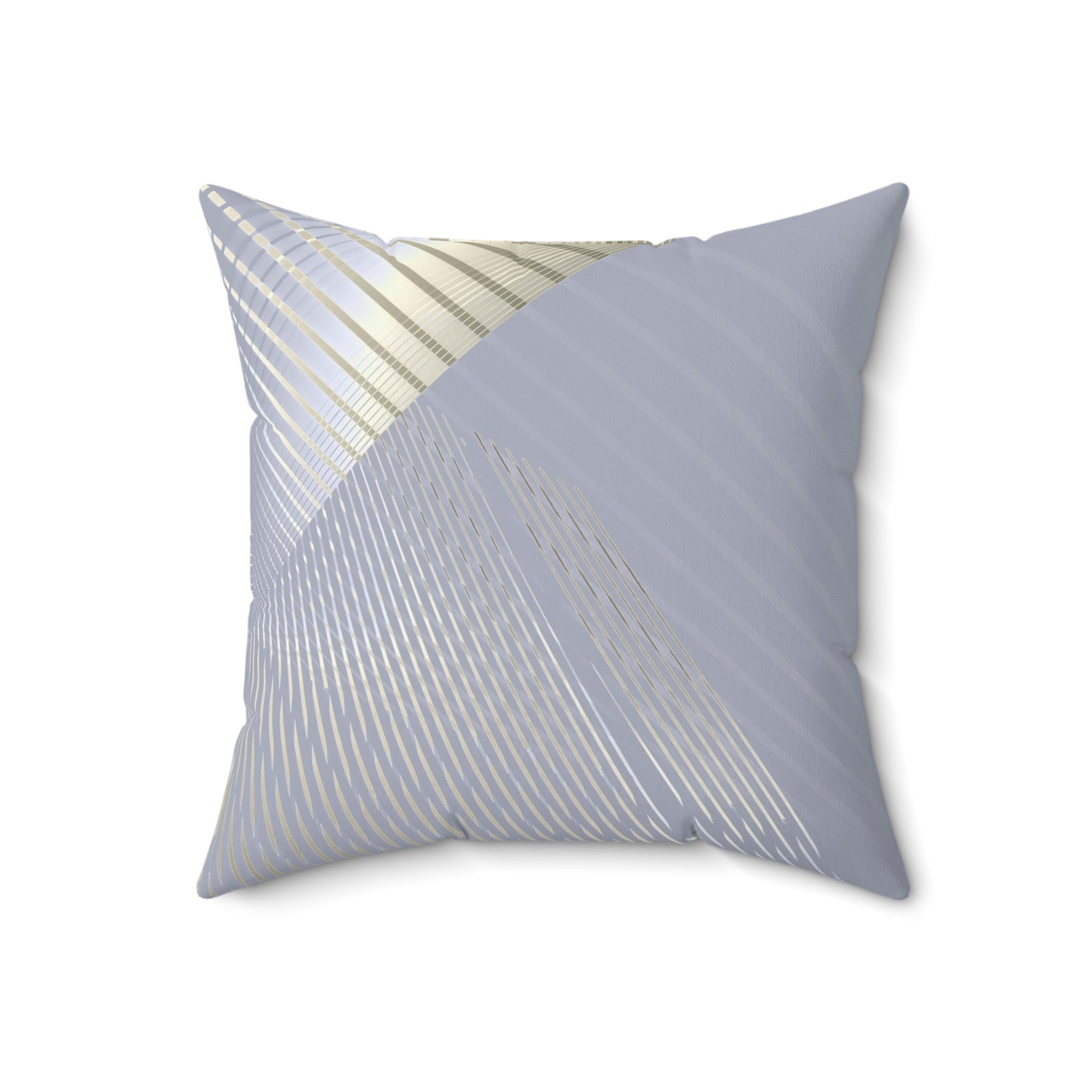 Drop the Pattern - Faux Suede Throw Pillow