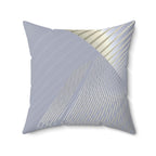 Drop the Pattern - Faux Suede Throw Pillow