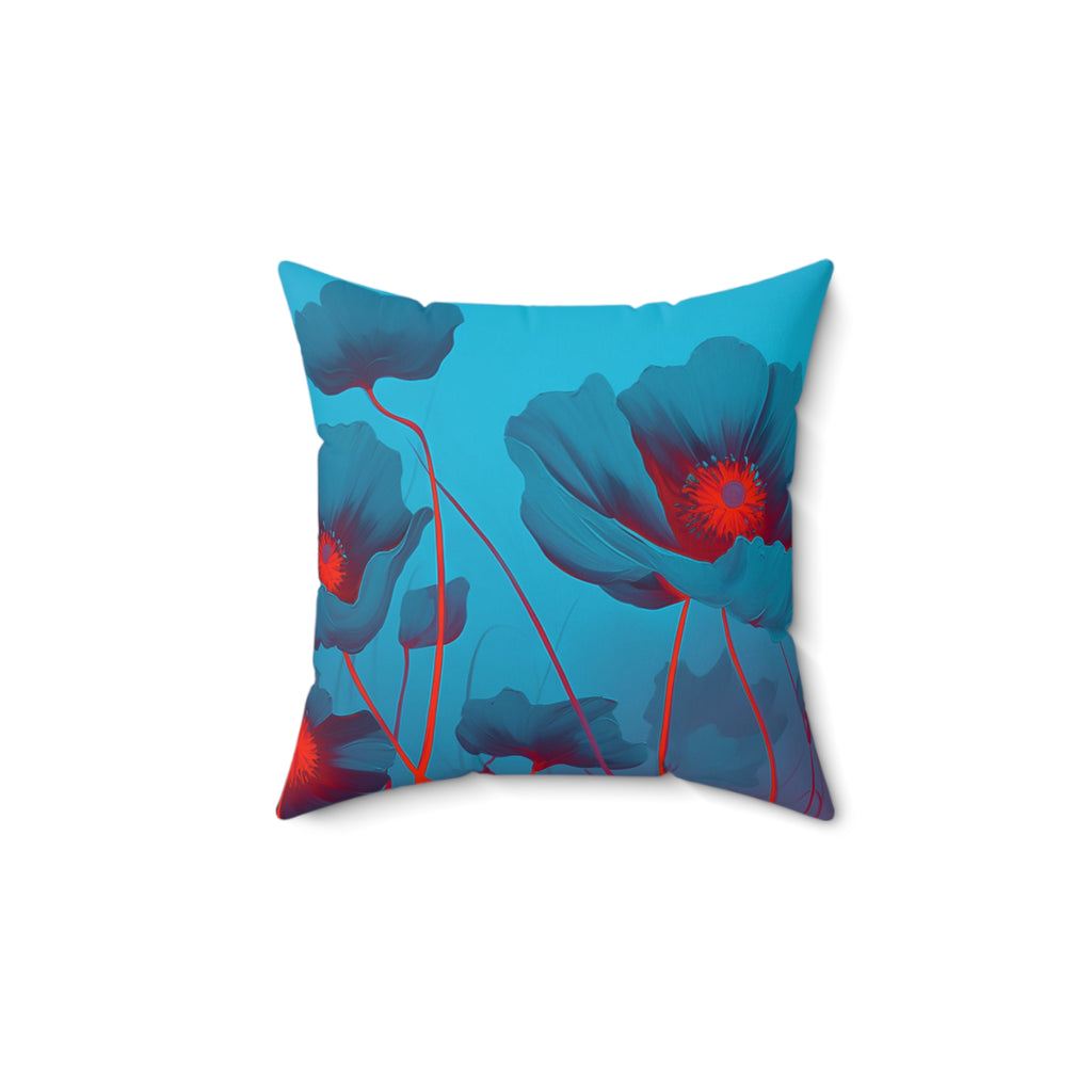 Electric Eden - Faux Suede Throw Pillows