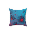 Electric Eden - Faux Suede Throw Pillows
