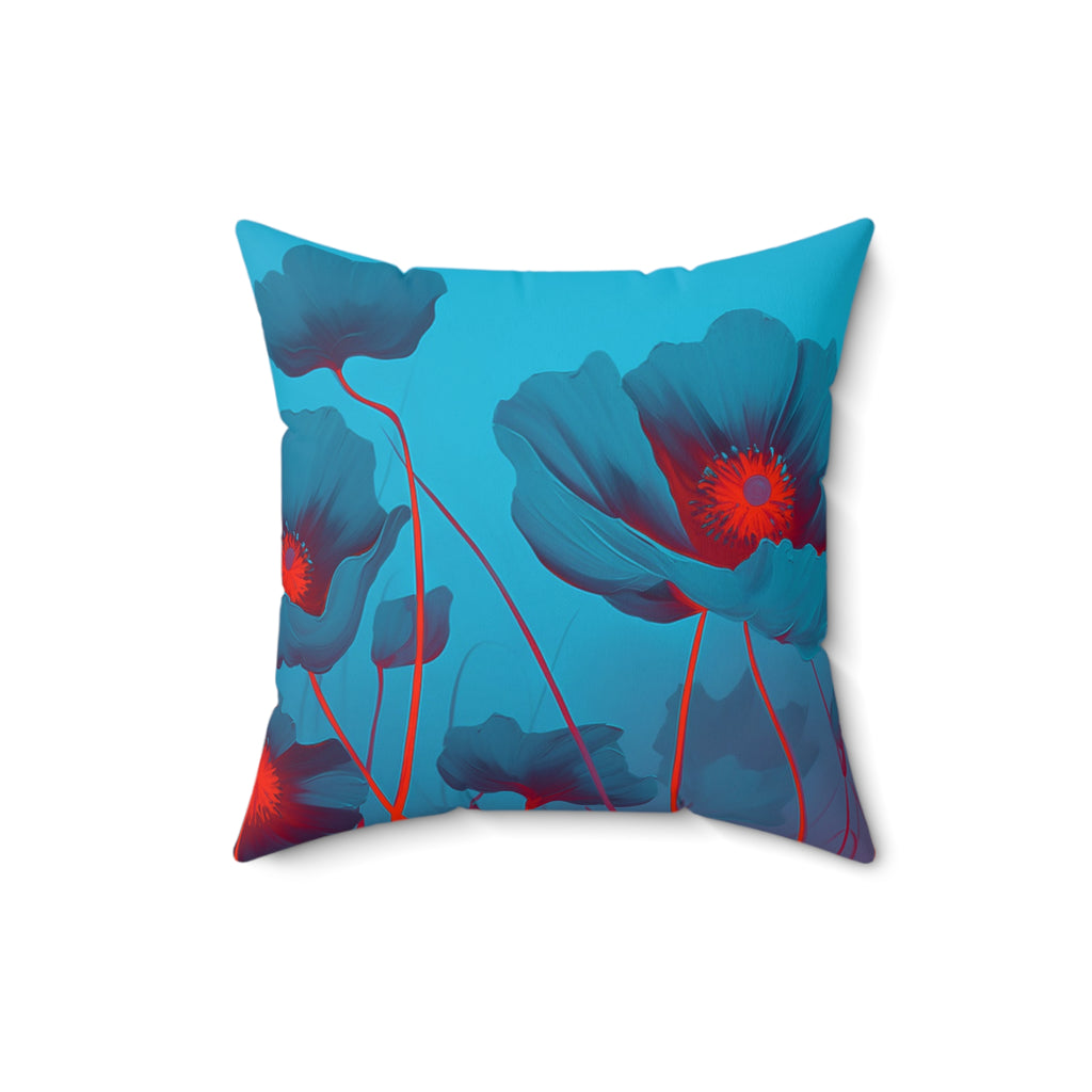 Electric Eden - Faux Suede Throw Pillows