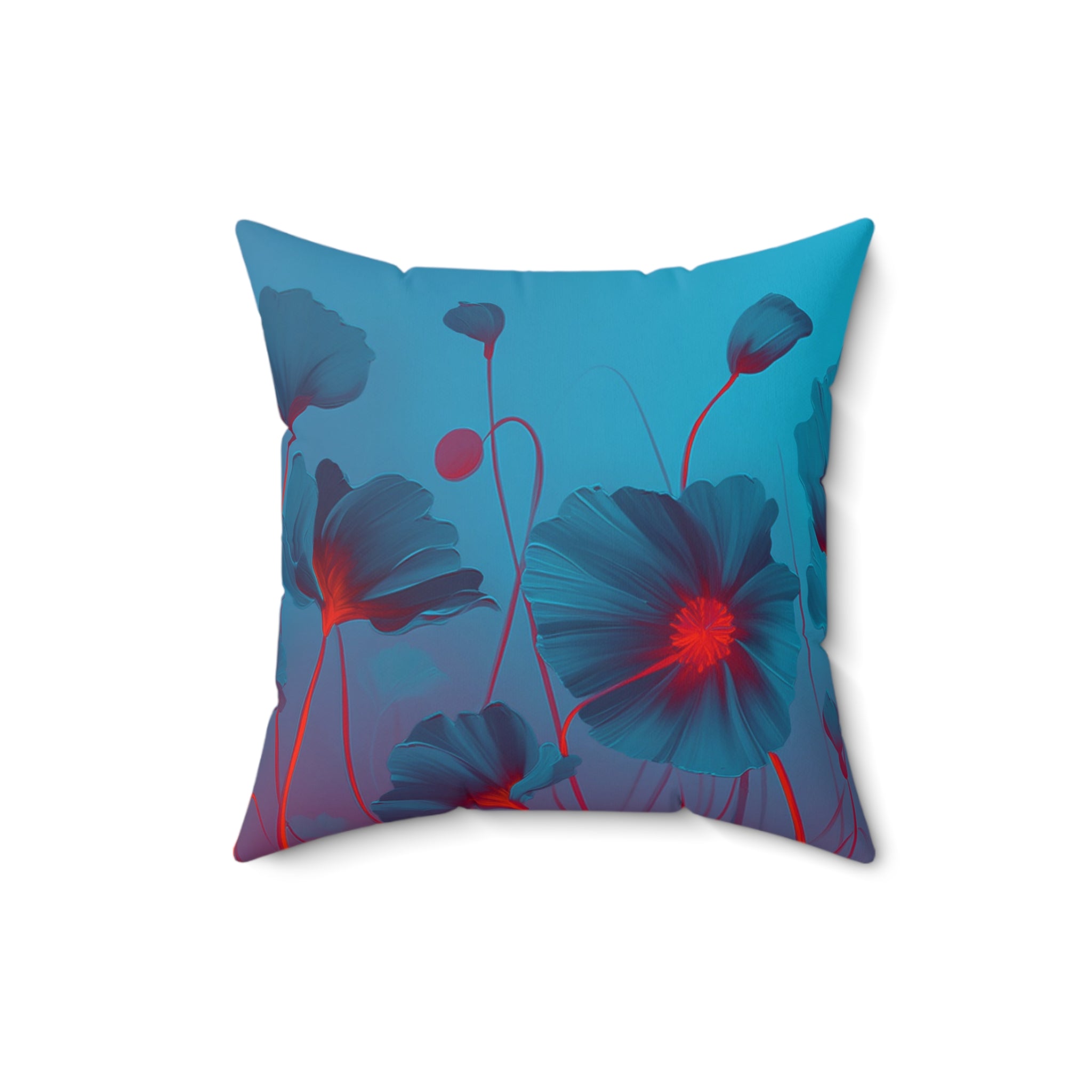 Electric Eden - Faux Suede Throw Pillows