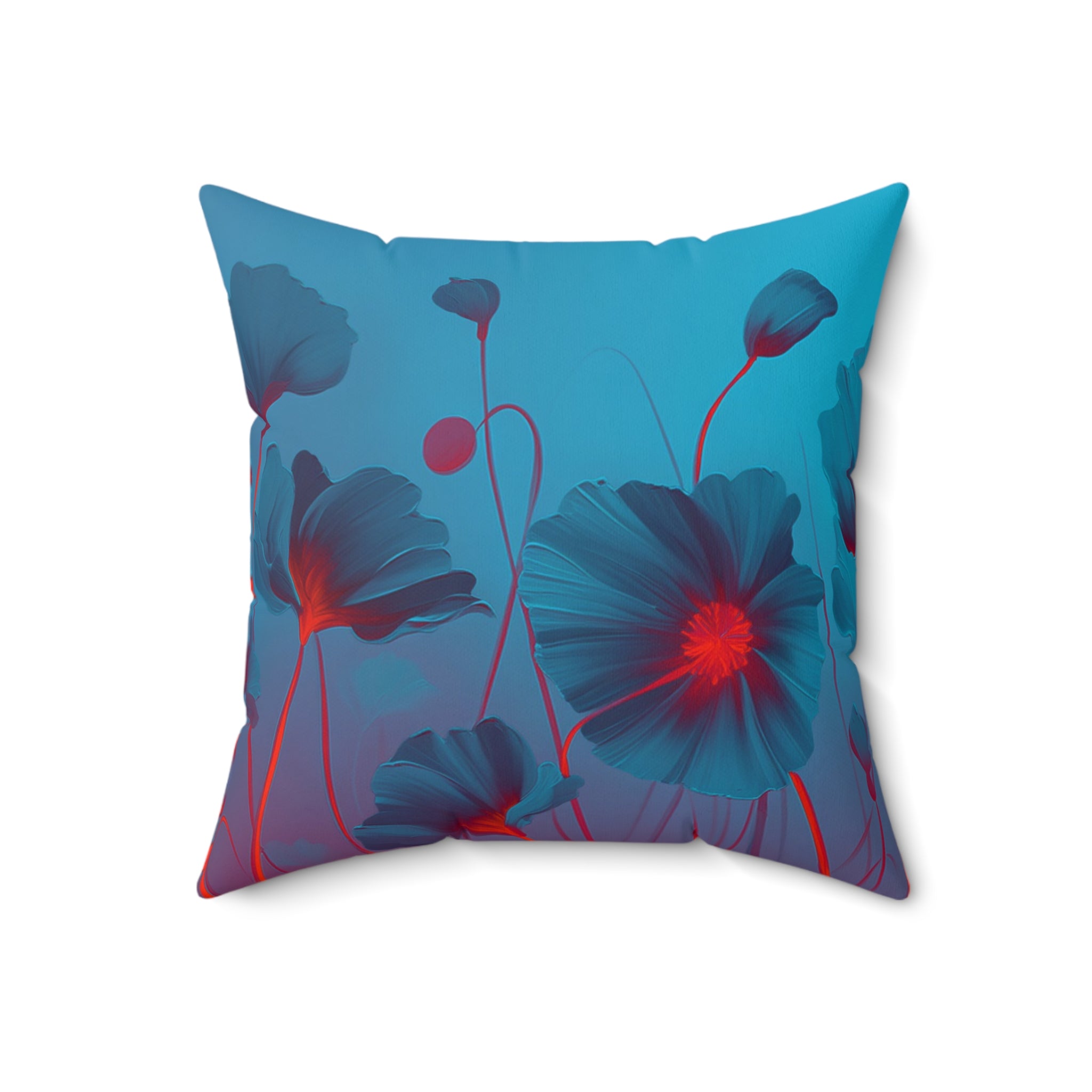 Electric Eden - Faux Suede Throw Pillows