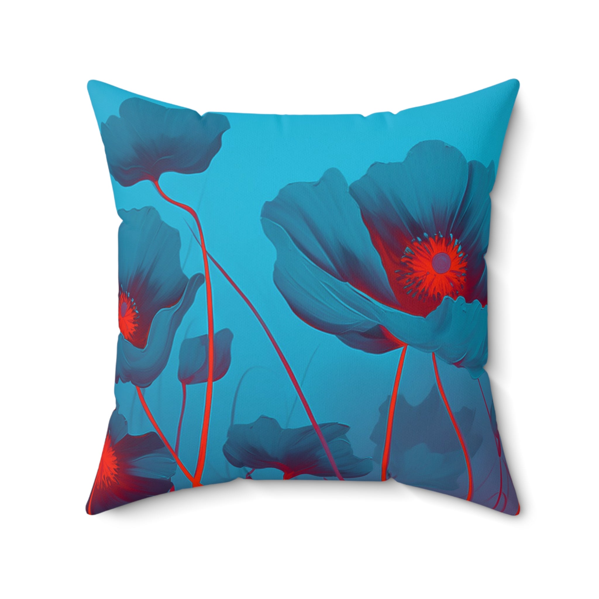 Electric Eden - Faux Suede Throw Pillows