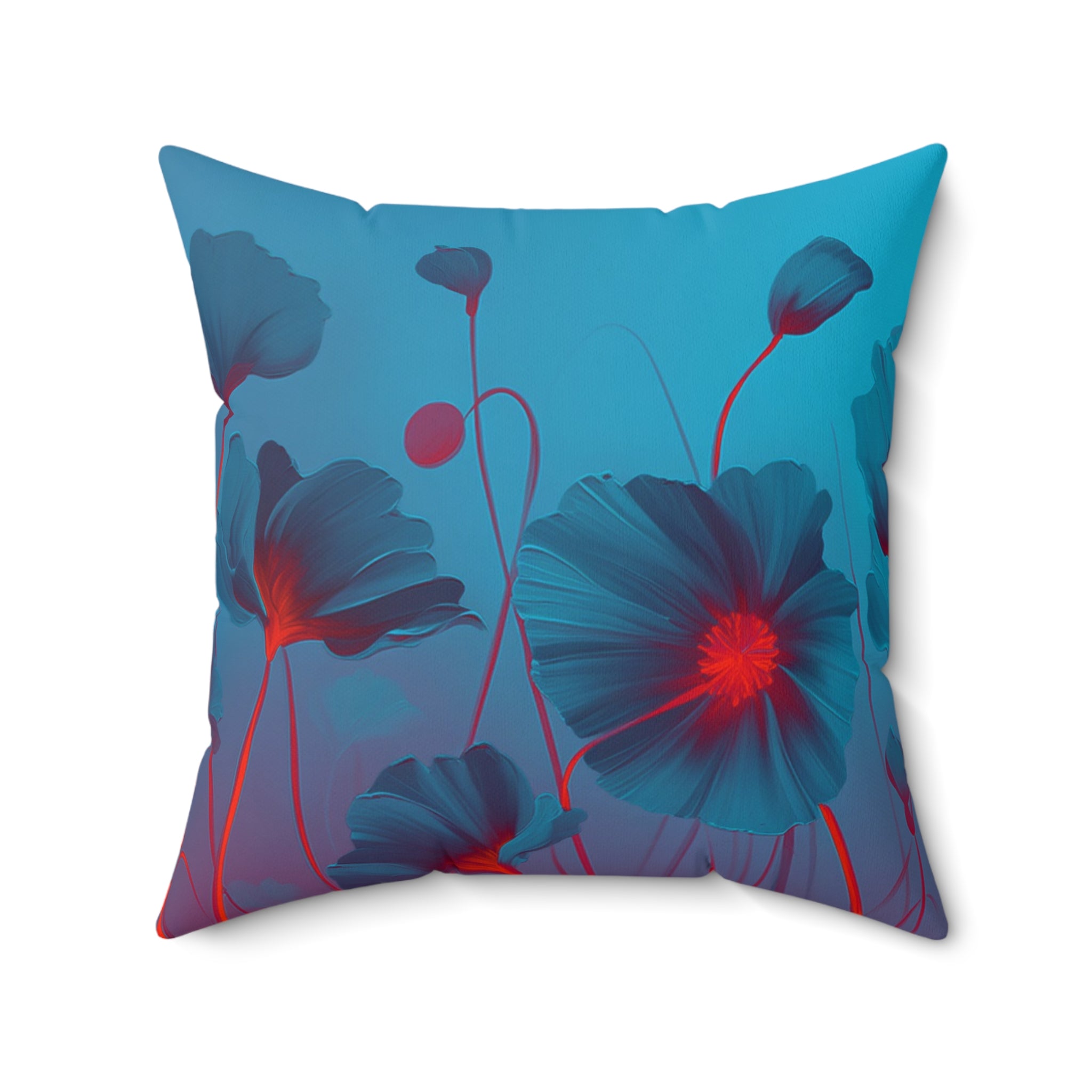 Electric Eden - Faux Suede Throw Pillows