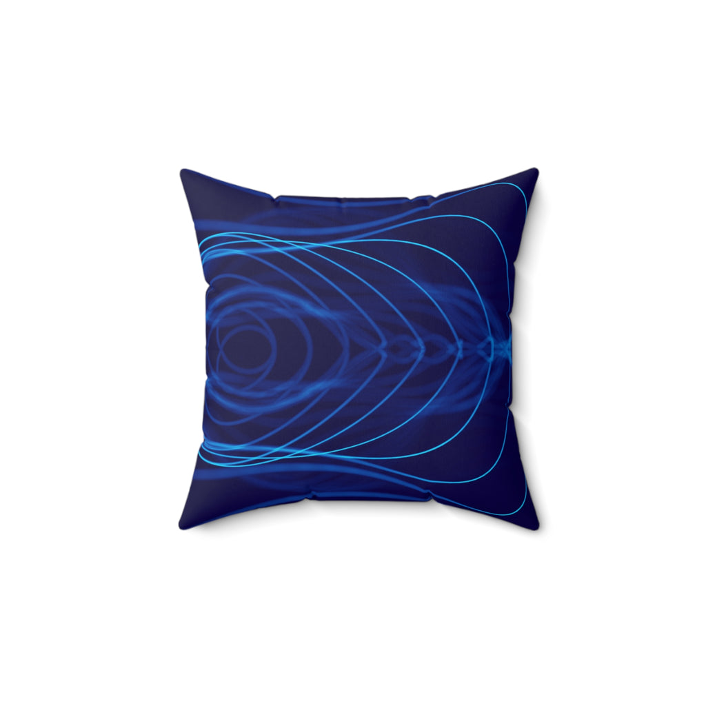Electric Field Trip - Faux Suede Throw Pillow