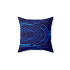 Electric Field Trip - Faux Suede Throw Pillow