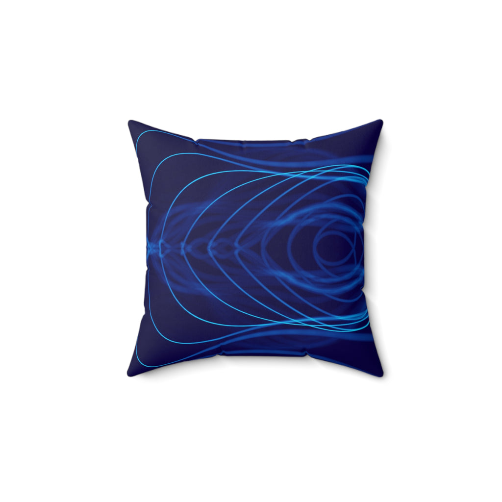 Electric Field Trip - Faux Suede Throw Pillow