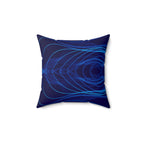 Electric Field Trip - Faux Suede Throw Pillow