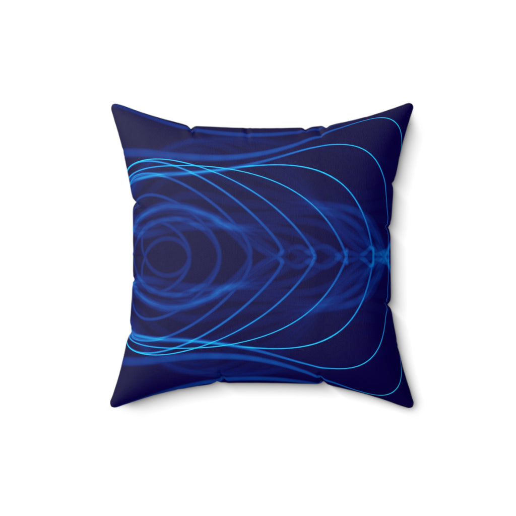 Electric Field Trip - Faux Suede Throw Pillow