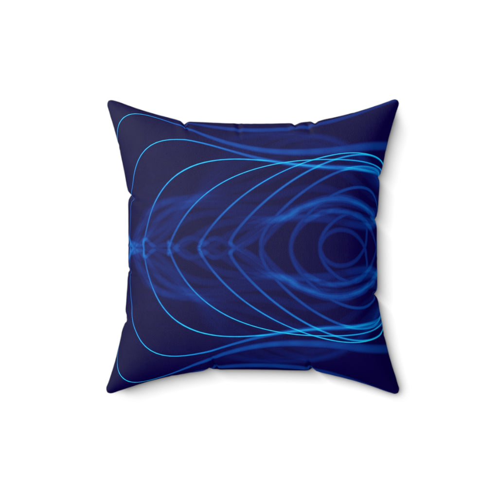 Electric Field Trip - Faux Suede Throw Pillow