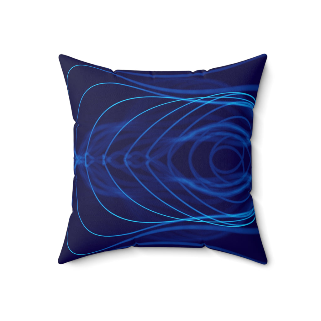 Electric Field Trip - Faux Suede Throw Pillow