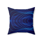 Electric Field Trip - Faux Suede Throw Pillow