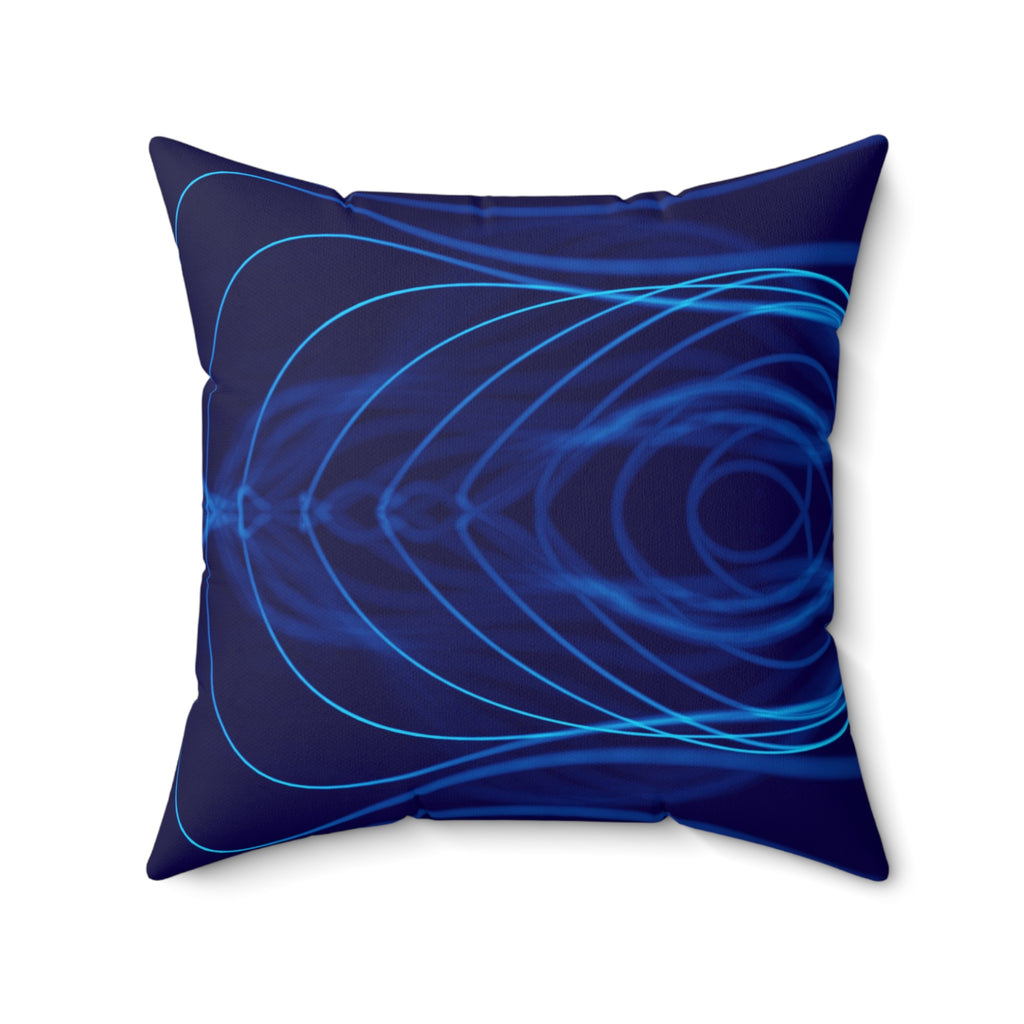 Electric Field Trip - Faux Suede Throw Pillow